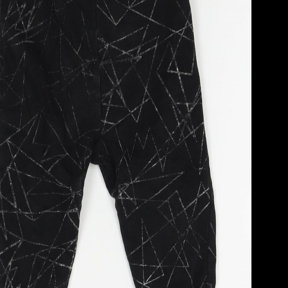 NEXT Boys Black   Jogger Trousers Size 3 Years - tapered leg dropped crotch