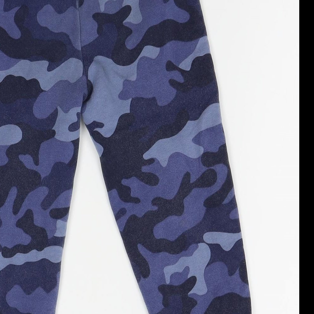 Gap Boys Blue Camouflage  Jogger Trousers Size 3 Years