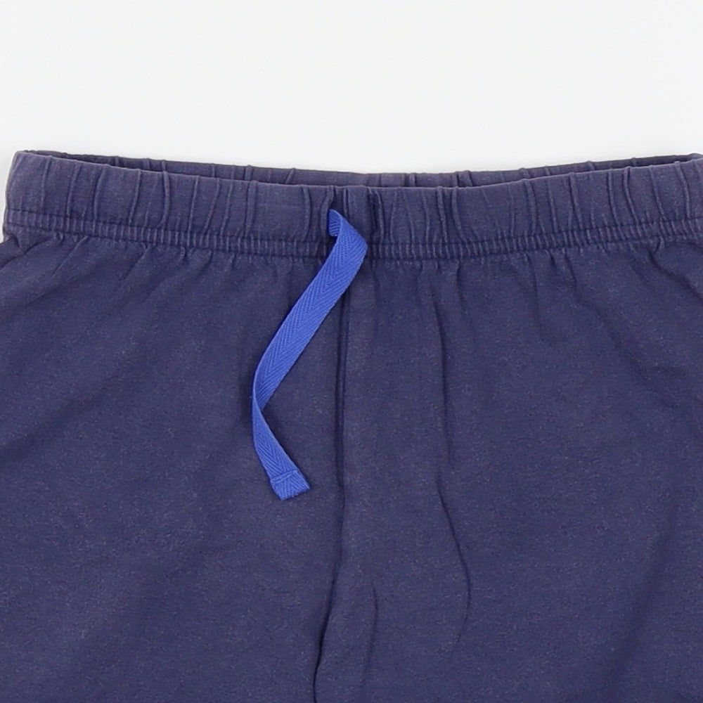 M&S Boys Blue   Sweat Shorts Size 5-6 Years