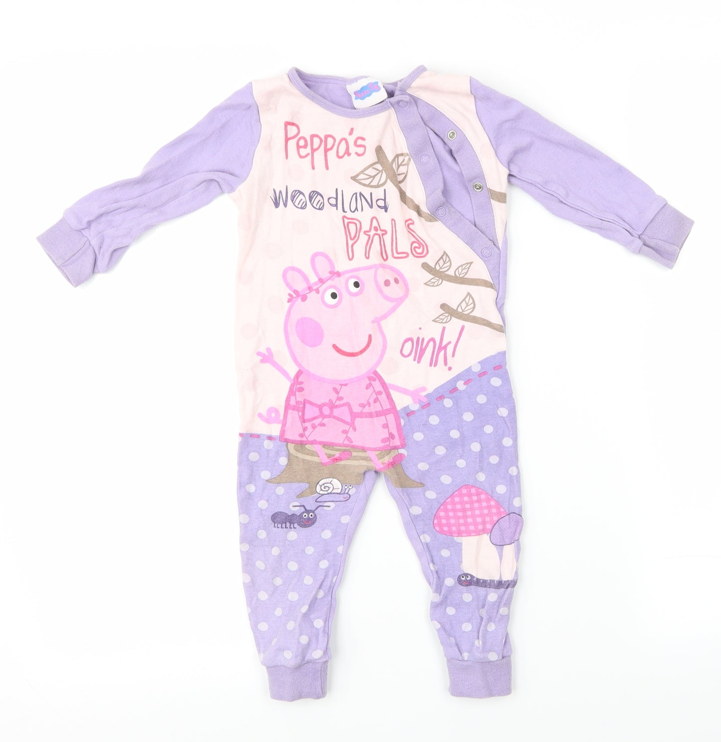 George Girls Purple    One Piece Size 18-24 Months  - Peppa Pig