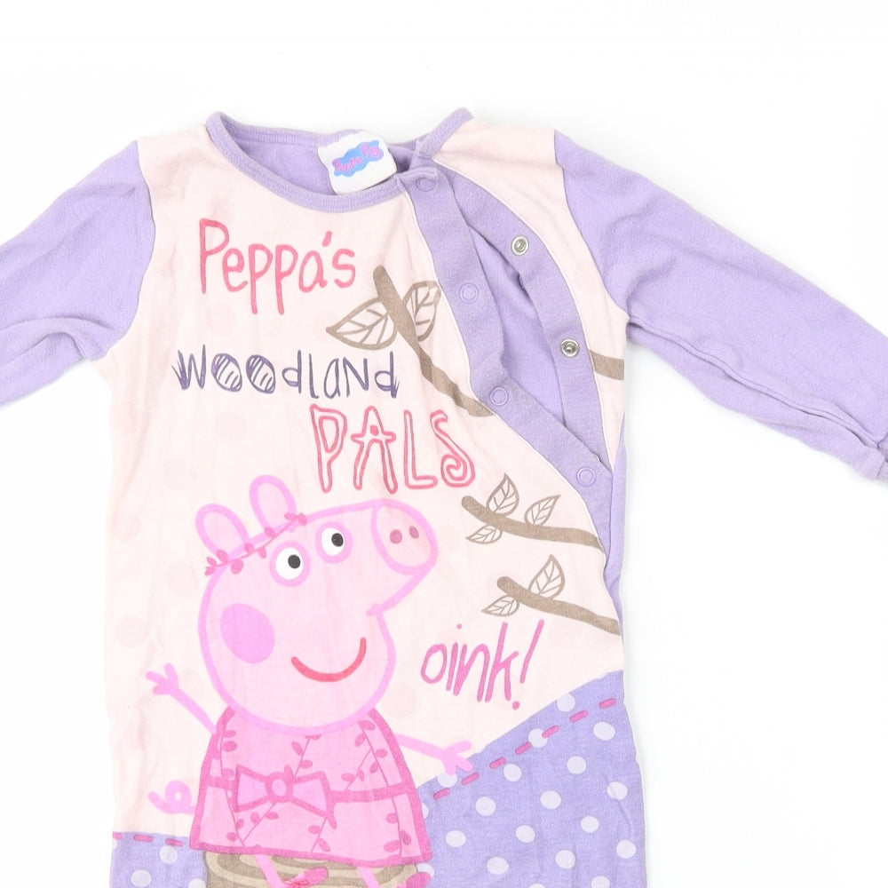 George Girls Purple    One Piece Size 18-24 Months  - Peppa Pig