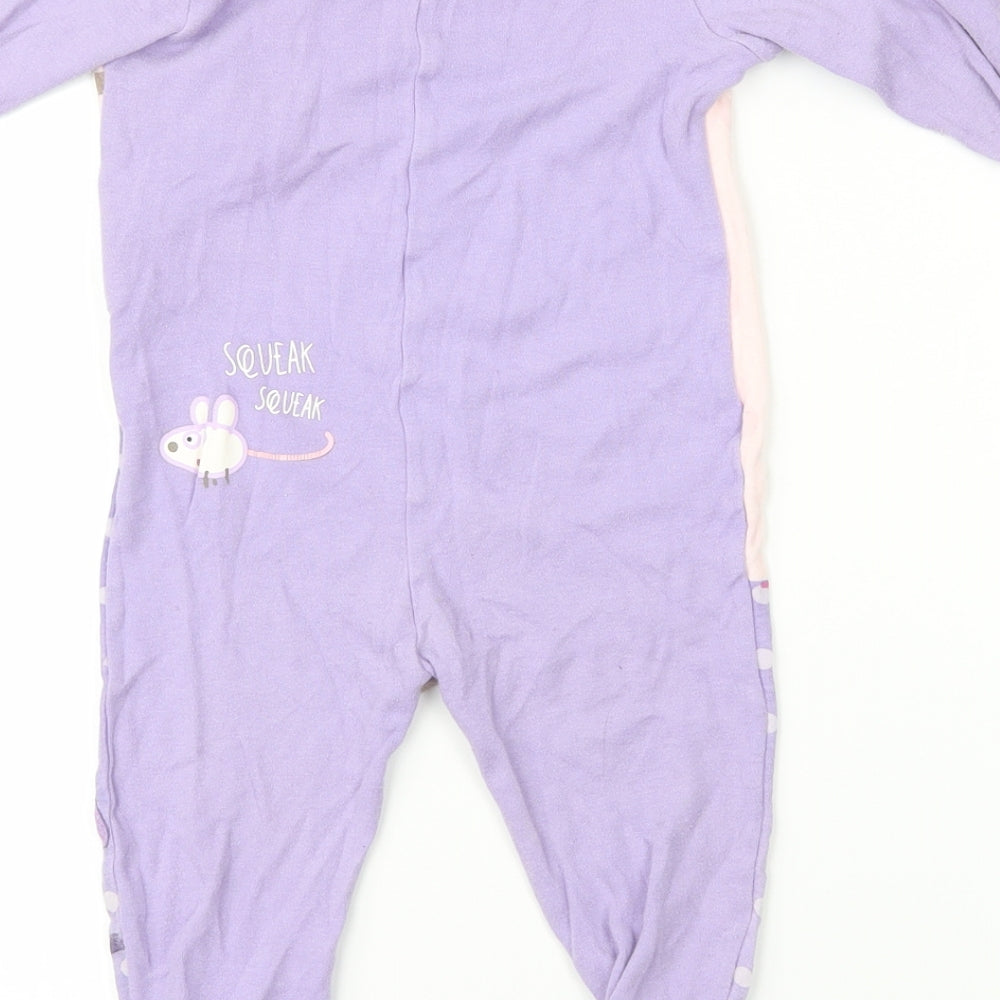 George Girls Purple    One Piece Size 18-24 Months  - Peppa Pig