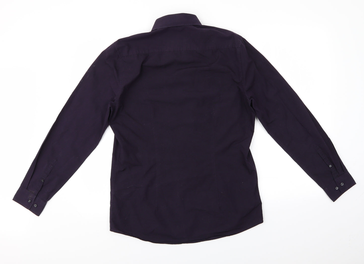 F&F Mens Purple    Dress Shirt Size 15