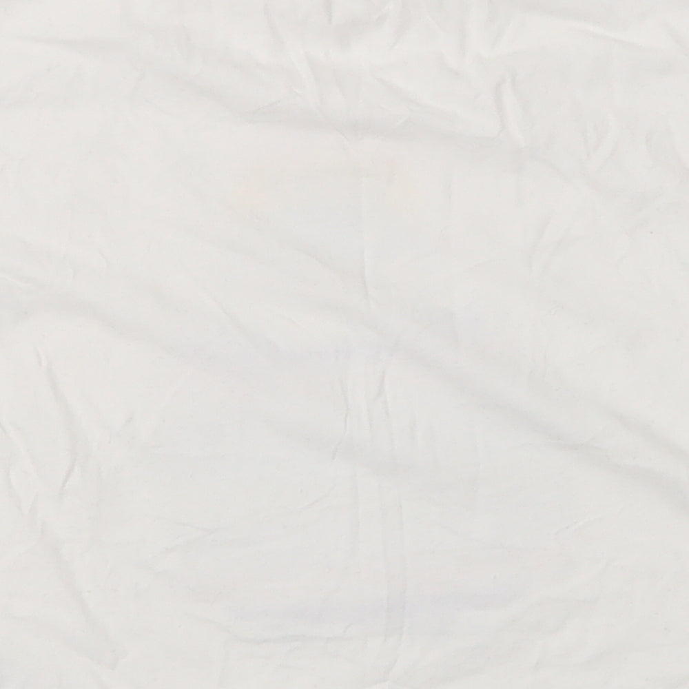 M&S Girls White   Basic T-Shirt Size 6-7 Years  - Penguin