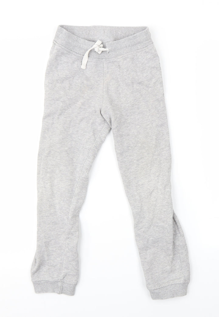 H&M Girls Grey Sweatpants Trousers Size 7-8 Years