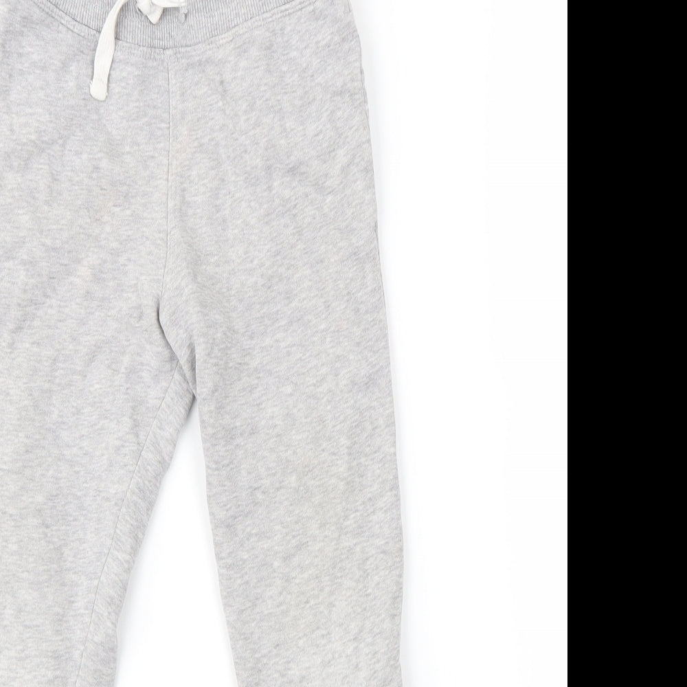 H&M Girls Grey   Sweatpants Trousers Size 7-8 Years