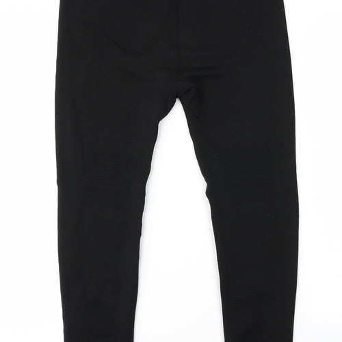 Work Out Womens Black   Jogger Leggings Size 12 L30 in