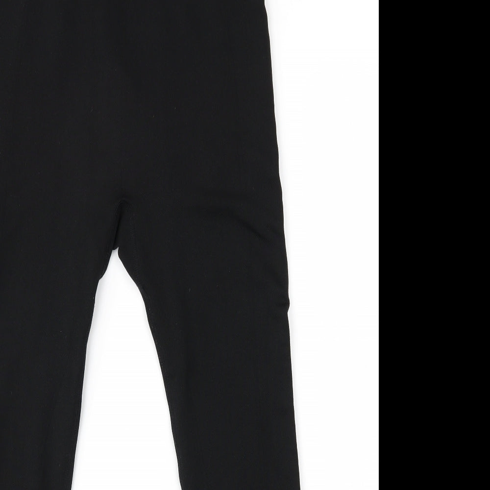 Work Out Womens Black   Jogger Leggings Size 12 L30 in
