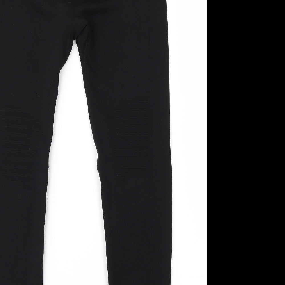 Work Out Womens Black   Jogger Leggings Size 12 L30 in