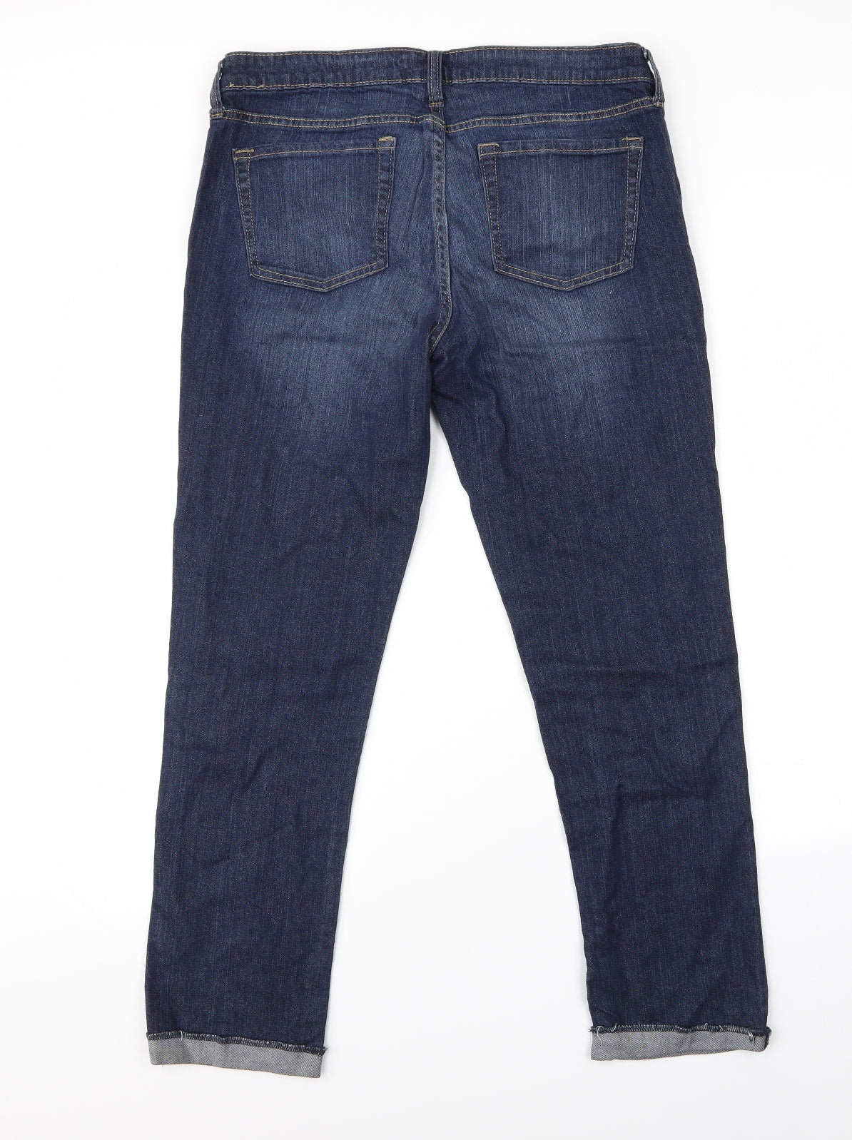Preworn Womens Blue   Straight Jeans Size 6 L30 in