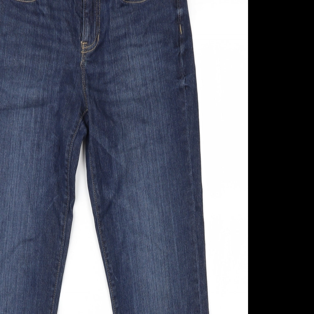 Preworn Womens Blue   Straight Jeans Size 6 L30 in