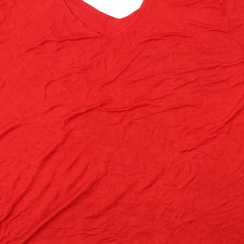 Peacocks Womens Red   Pullover Jumper Size 16