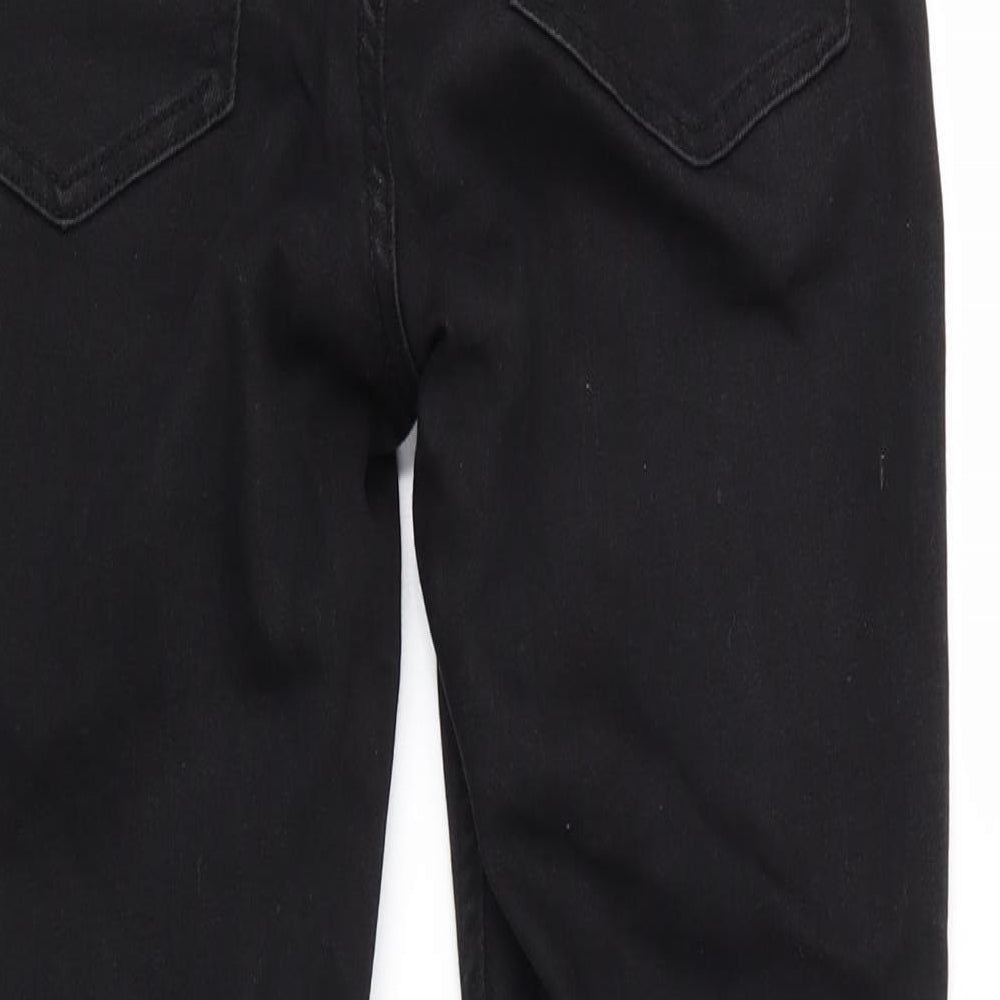 Denim Co. Womens Black   Straight Jeans Size 12 L30 in