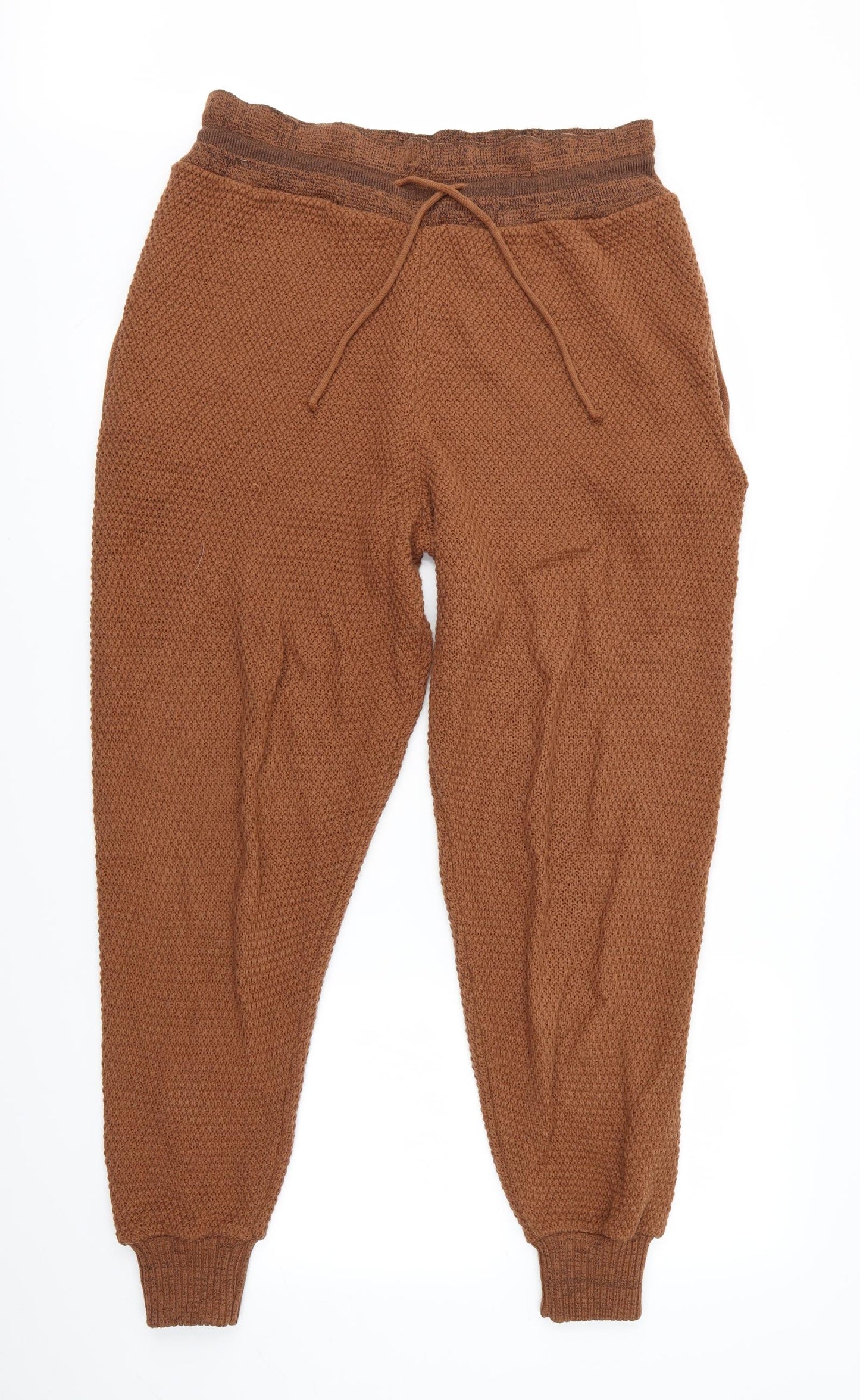 PRETTYLITTLETHING Womens Brown   Bloomer Trousers Size L L32 in