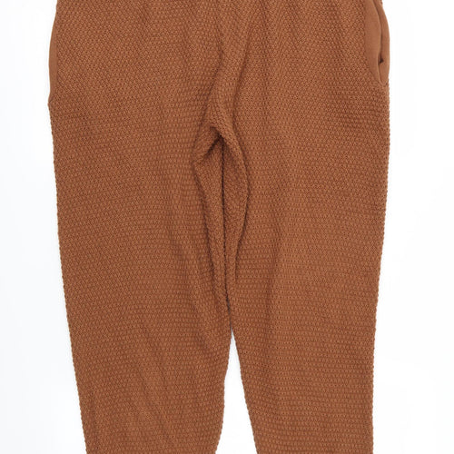 PRETTYLITTLETHING Womens Brown   Bloomer Trousers Size L L32 in