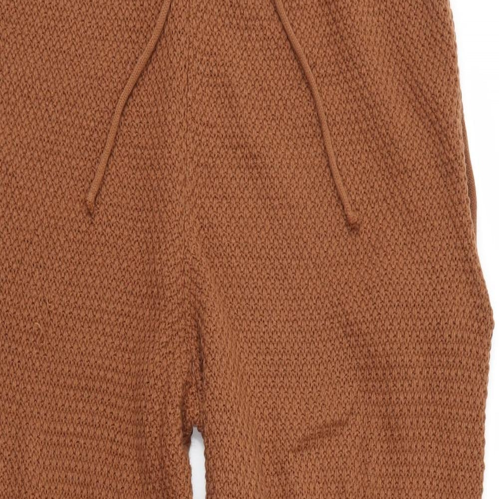 PRETTYLITTLETHING Womens Brown   Bloomer Trousers Size L L32 in