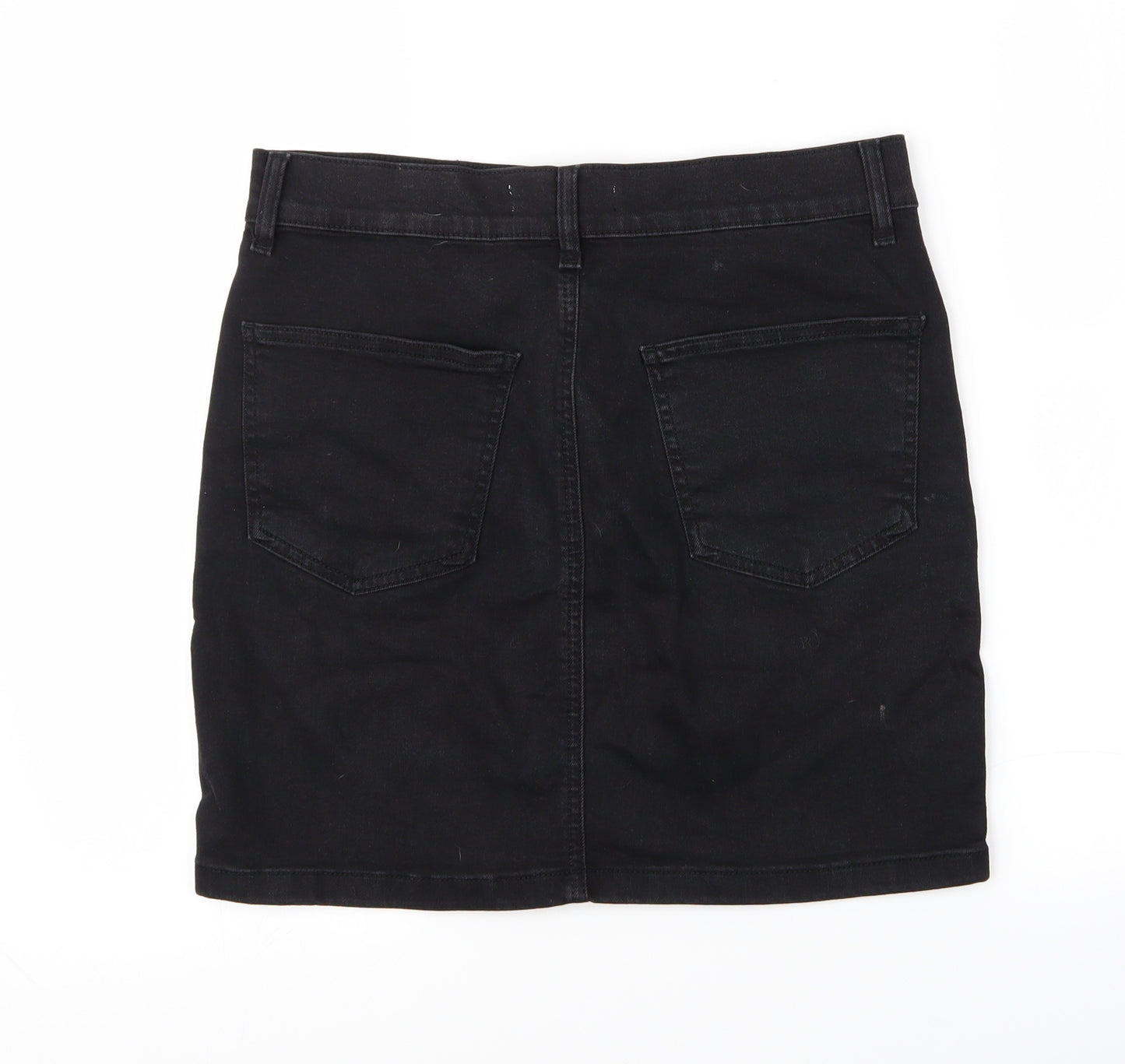 Denim Co. Womens Black   Straight & Pencil Skirt Size 14