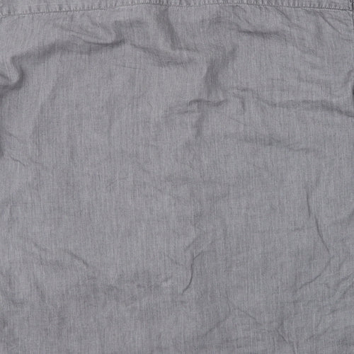 Pier One Mens Grey    Button-Up Size S