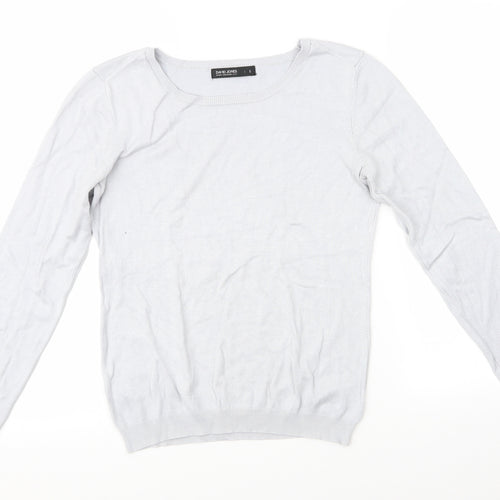 David Jones Mens Grey   Pullover Jumper Size S