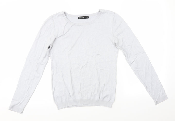 David Jones Mens Grey Pullover Jumper Size S