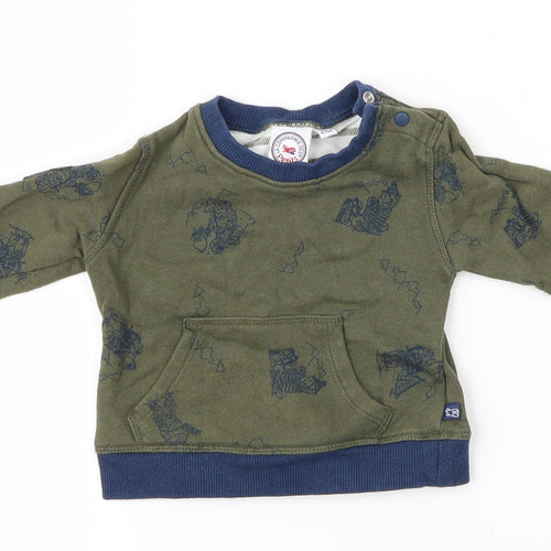 La Compagnie des Petits Baby Green   Pullover Jumper Size 6-9 Months