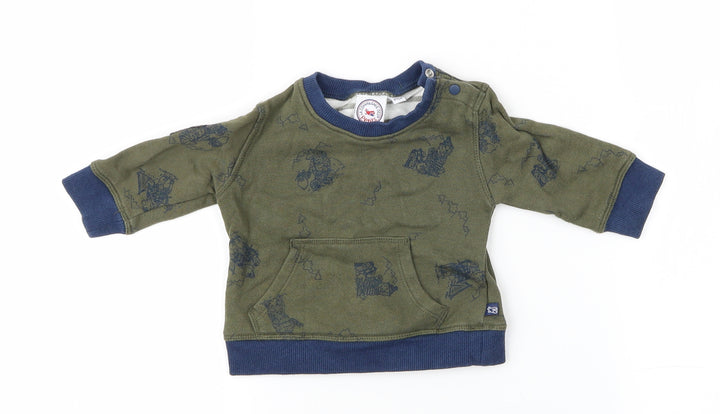 La Compagnie des Petits Baby Green   Pullover Jumper Size 6-9 Months
