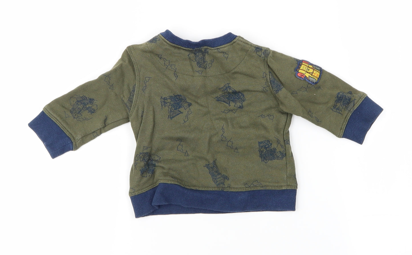 La Compagnie des Petits Baby Green   Pullover Jumper Size 6-9 Months