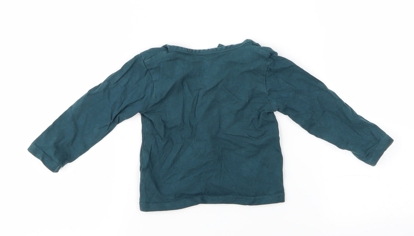 TU Boys Green   Basic T-Shirt Size 6-9 Months