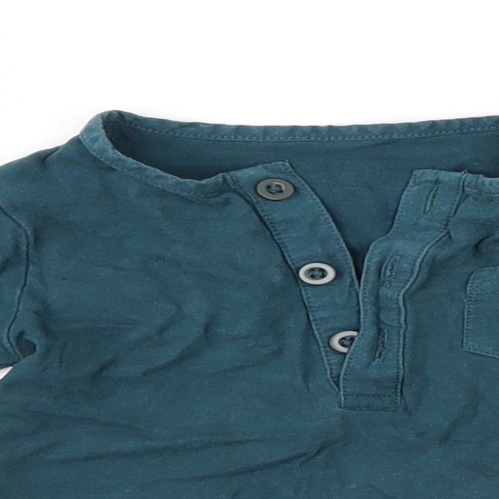 TU Boys Green   Basic T-Shirt Size 6-9 Months