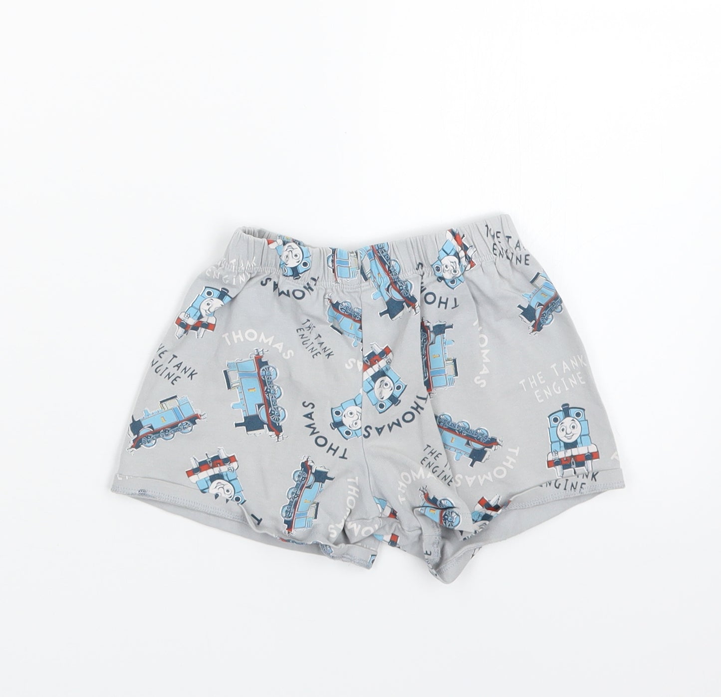 Marks and Spencer Boys Grey Geometric   Pyjama Set Size 3-4 Years  - Thomas the Tank Engine