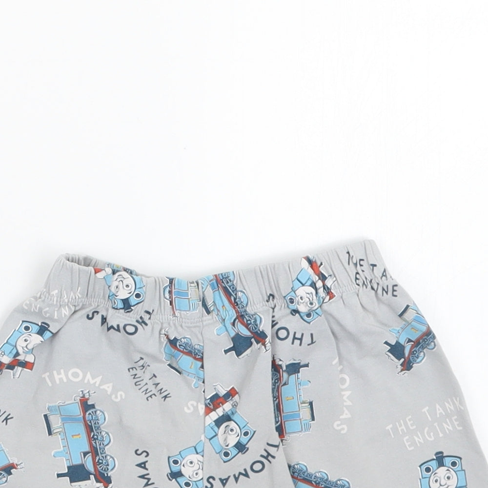 Marks and Spencer Boys Grey Geometric   Pyjama Set Size 3-4 Years  - Thomas the Tank Engine
