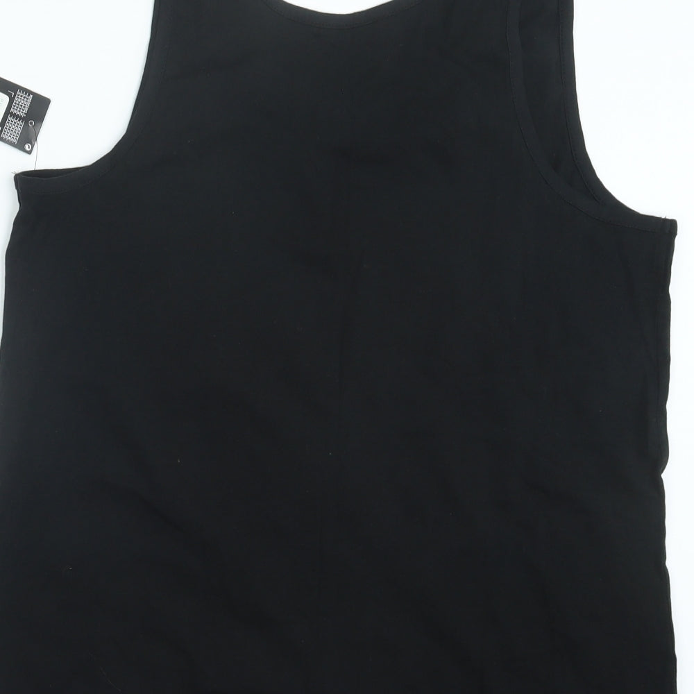 Primark Womens Black   Basic Tank Size 16