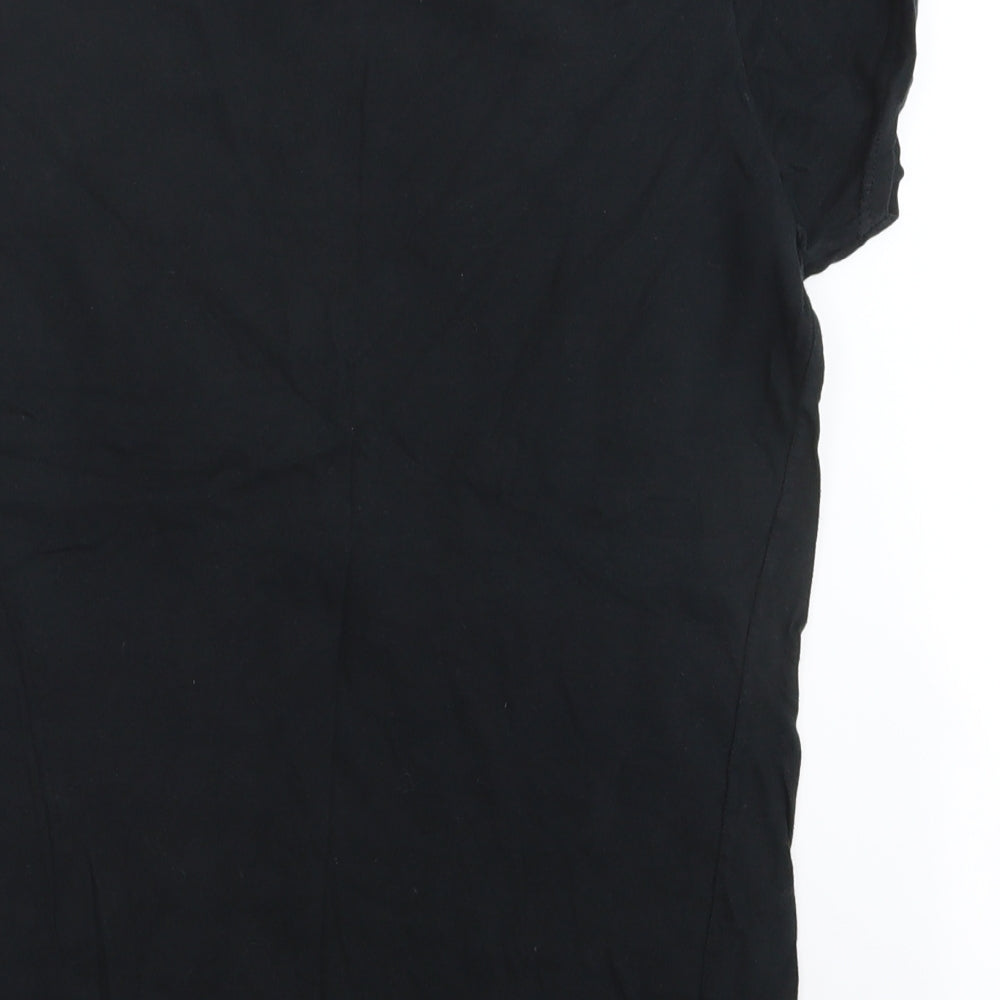 PRETTYLITTLETHING Womens Black   Basic T-Shirt Size 12