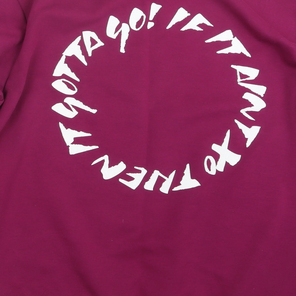 H&M Mens Purple   Pullover Jumper Size L