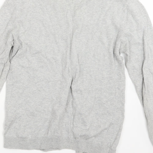 Primark Womens Grey  Knit Cardigan Jumper Size 12
