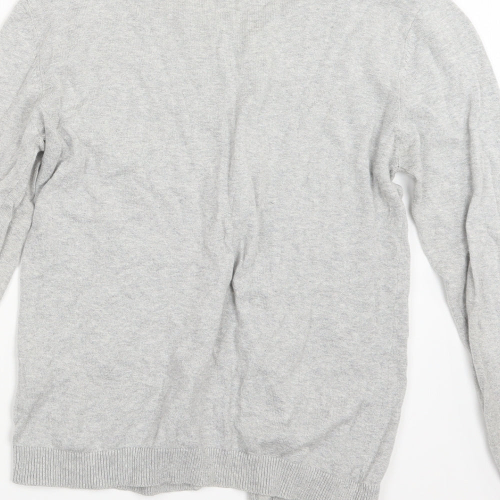 Primark Womens Grey  Knit Cardigan Jumper Size 12
