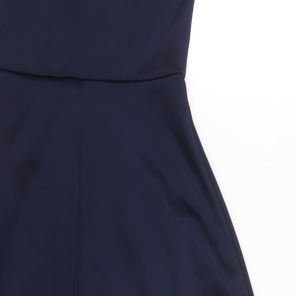 Boohoo Womens Blue   Shirt Dress  Size 14