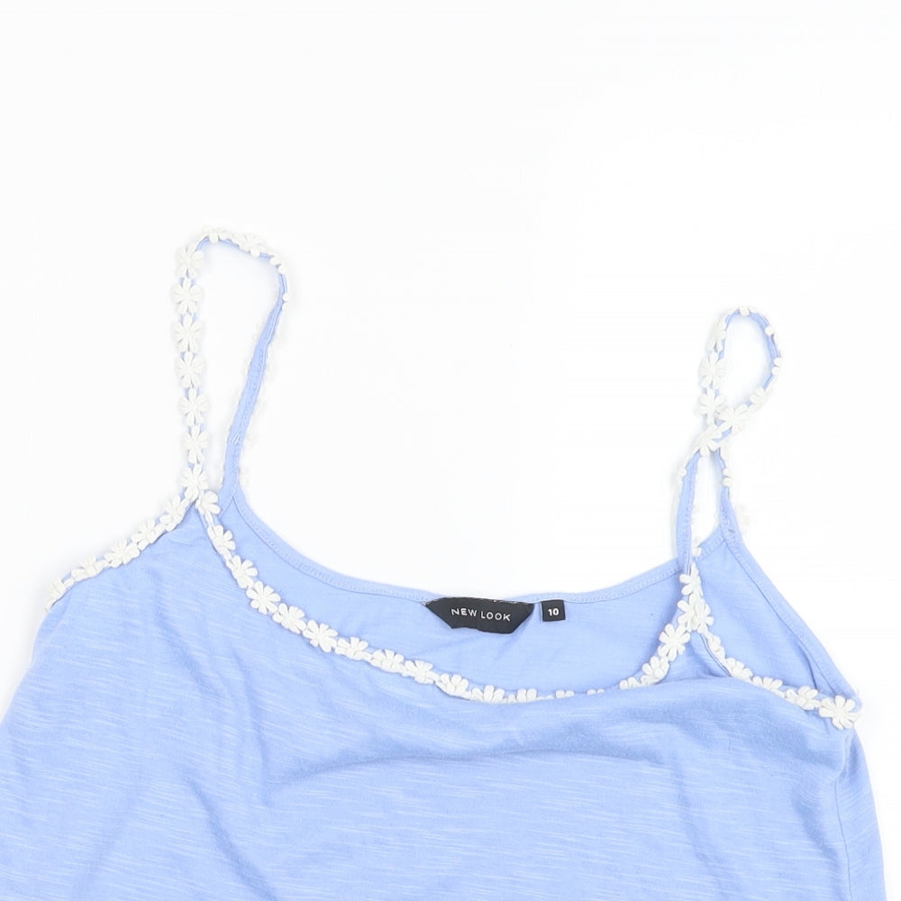 New Look Womens Blue   Camisole T-Shirt Size 10