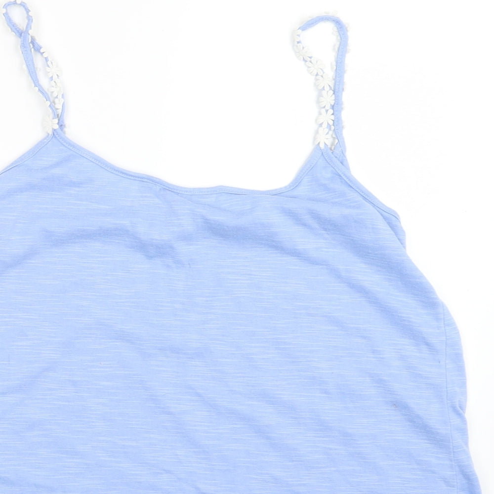 New Look Womens Blue   Camisole T-Shirt Size 10