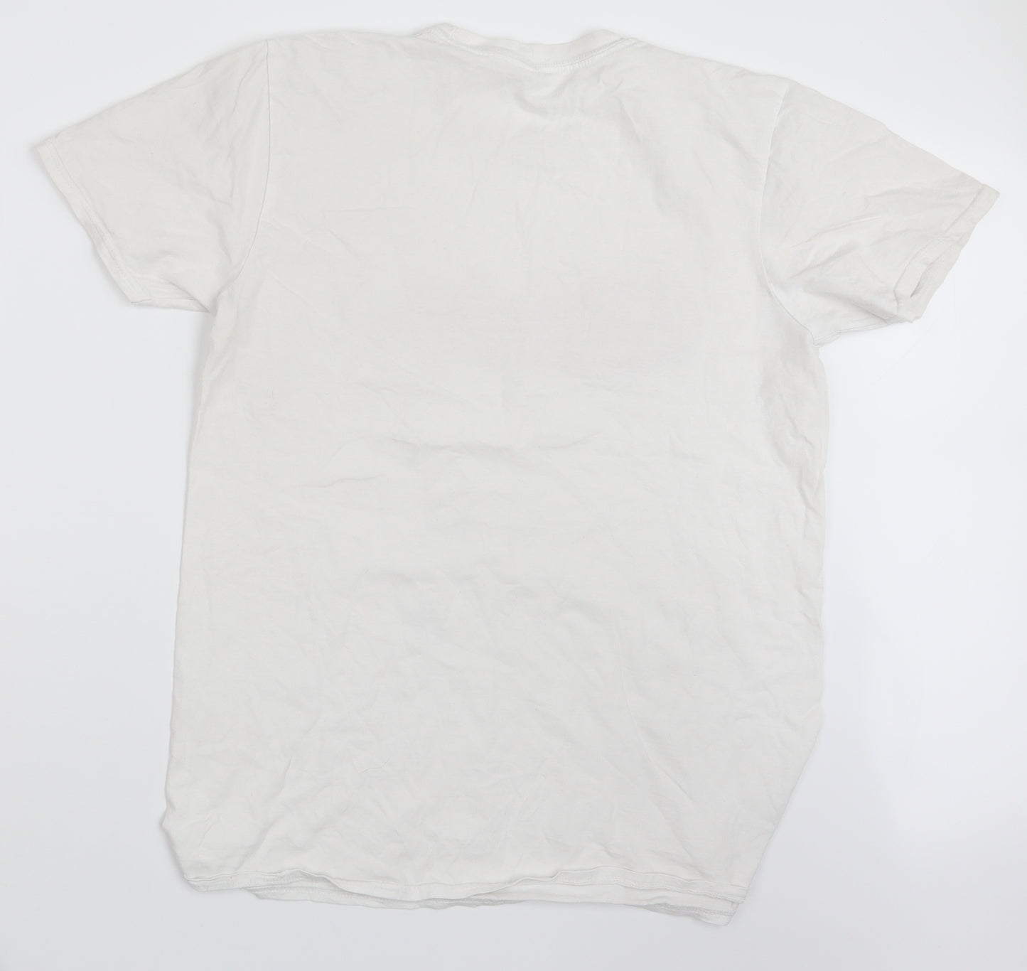 Gildan Womens White   Basic T-Shirt Size L