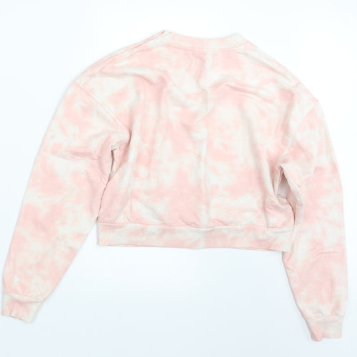 Primark Womens Pink Geometric  Pullover Jumper Size 4