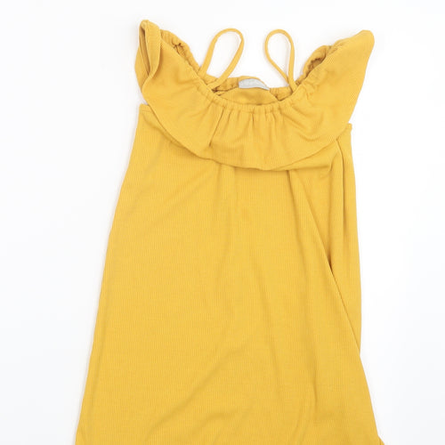 Matalan Girls Yellow   A-Line  Size 7 Years