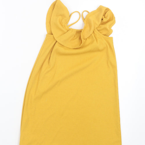 Matalan Girls Yellow   A-Line  Size 7 Years