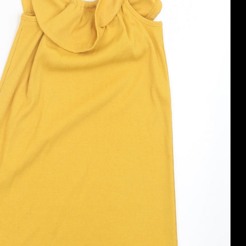 Matalan Girls Yellow   A-Line  Size 7 Years