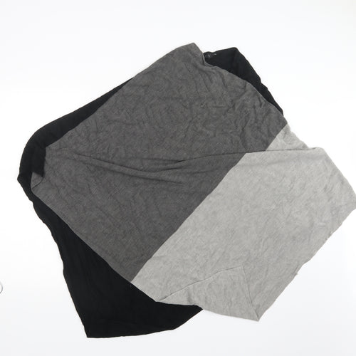 F&F Womens Black  Knit Cape Jumper One Size