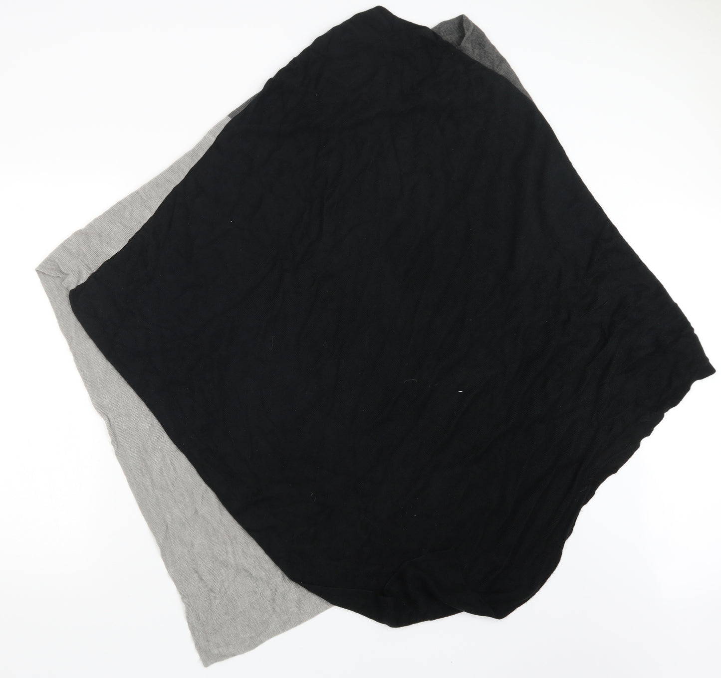 F&F Womens Black  Knit Cape Jumper One Size