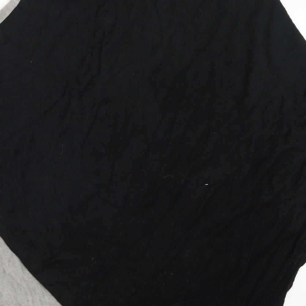 F&F Womens Black  Knit Cape Jumper One Size