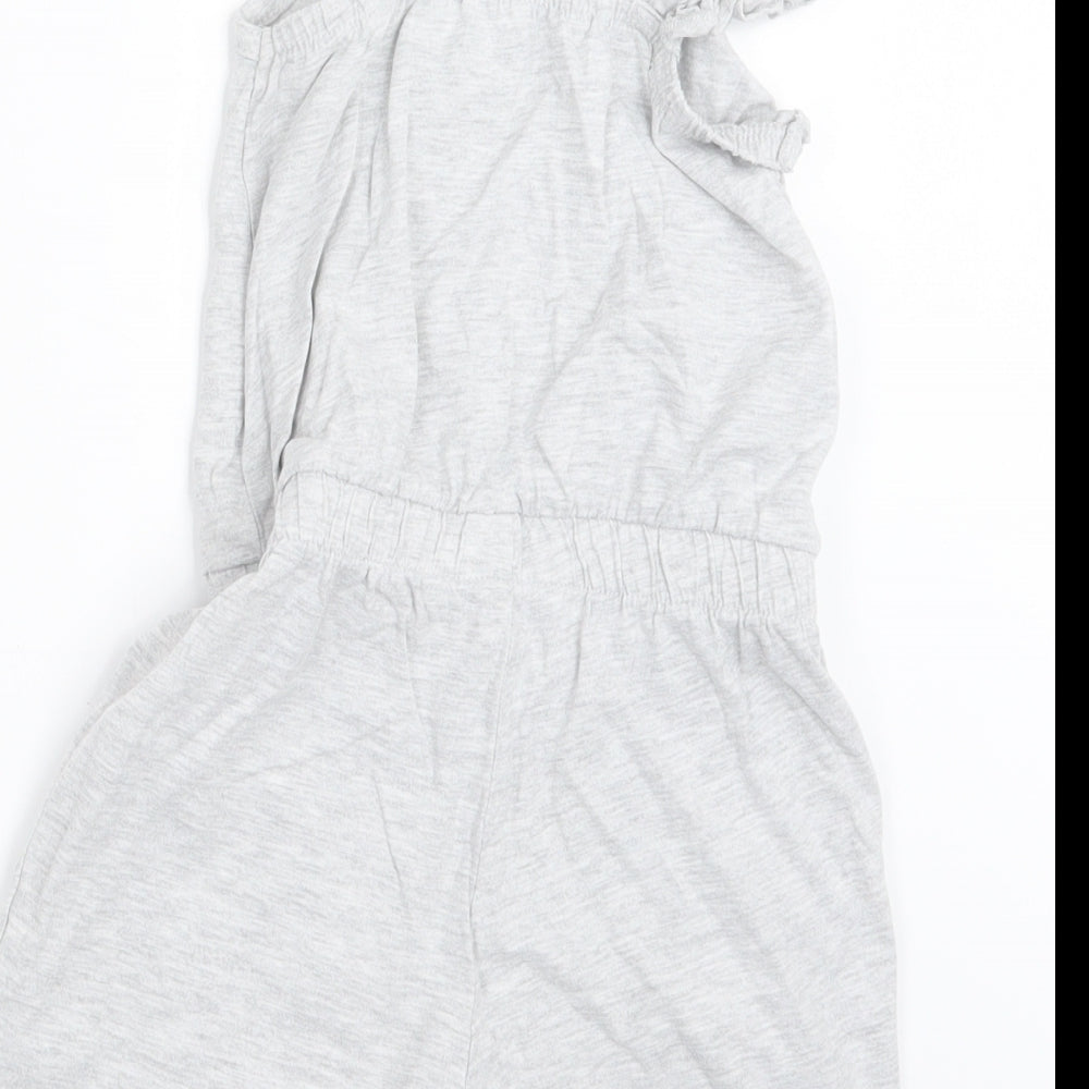 George Girls Grey   Playsuit One-Piece Size 5-6 Years