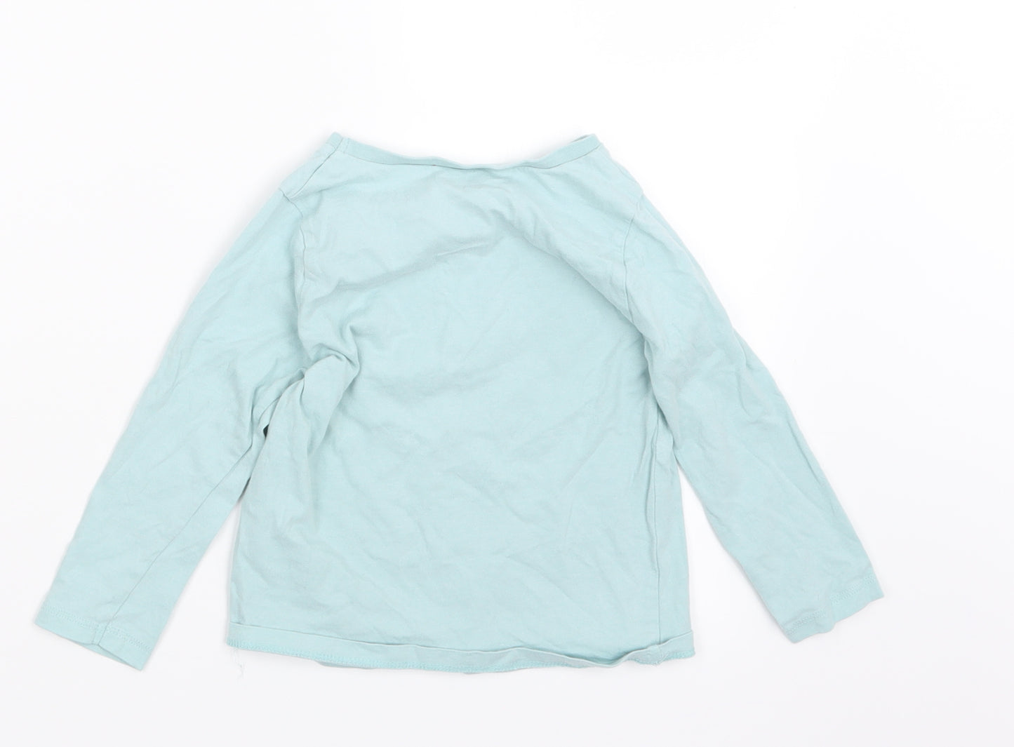 George Girls Green   Basic T-Shirt Size 2-3 Years