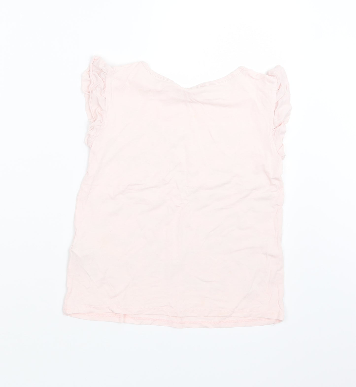 Blue Zoo Girls Pink Geometric  Basic T-Shirt Size 5-6 Years